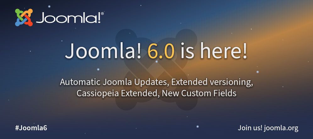 Joomla 6.0 und Joomla 5.4 sind da!