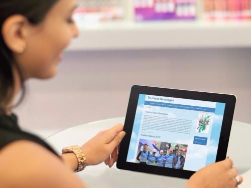 Screenshot der Webseite