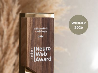 Neuro Web Award 2026: adiheutschi.ch ausgezeichnet