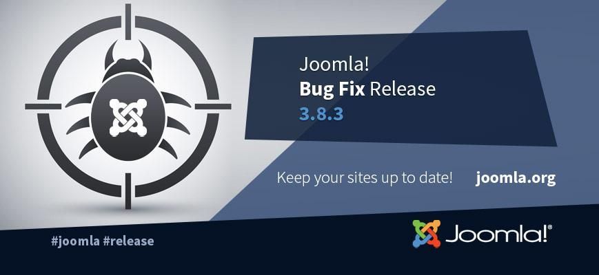 Joomla! 3.8.3 Update